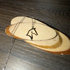 Collar coraje acero — Carol Barrera Tienda Equina