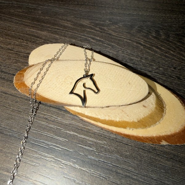 Collar coraje acero — Carol Barrera Tienda Equina