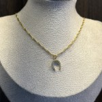 Collar herradura shine