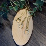 Collar herradura shine