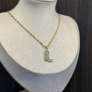 Collar lucky boot — Carol Barrera Tienda Equina