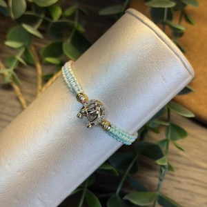 Pulsera tejida lux arcoiris — Carol Barrera Tienda Equina