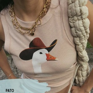 Tank Top Ref.TT pato — Carol Barrera Tienda Equina