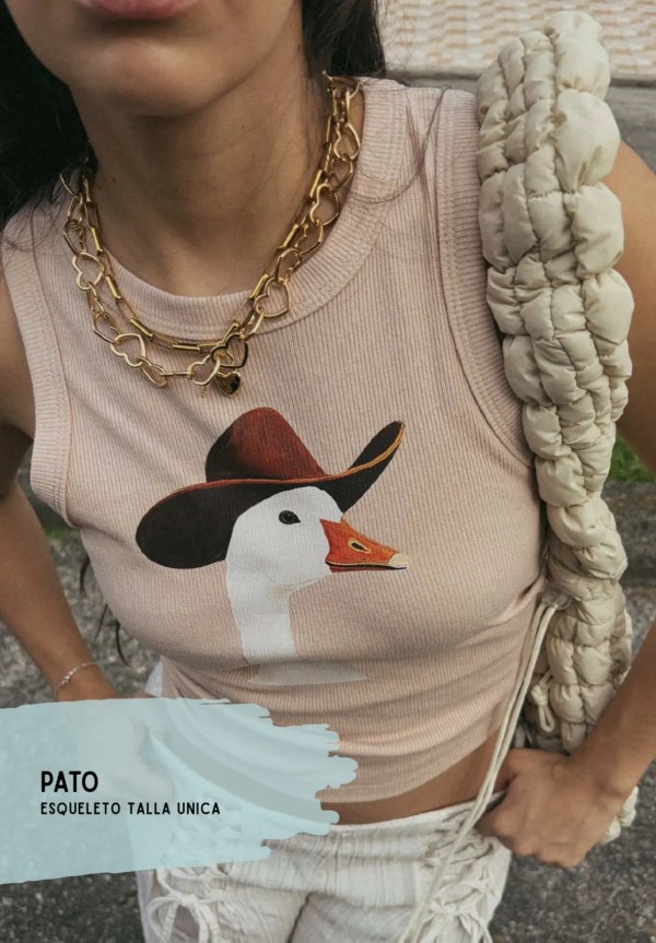 Tank Top Ref.TT pato — Carol Barrera Tienda Equina