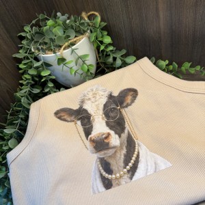 Tank Top Ref.TT vaca lola — Carol Barrera Tienda Equina
